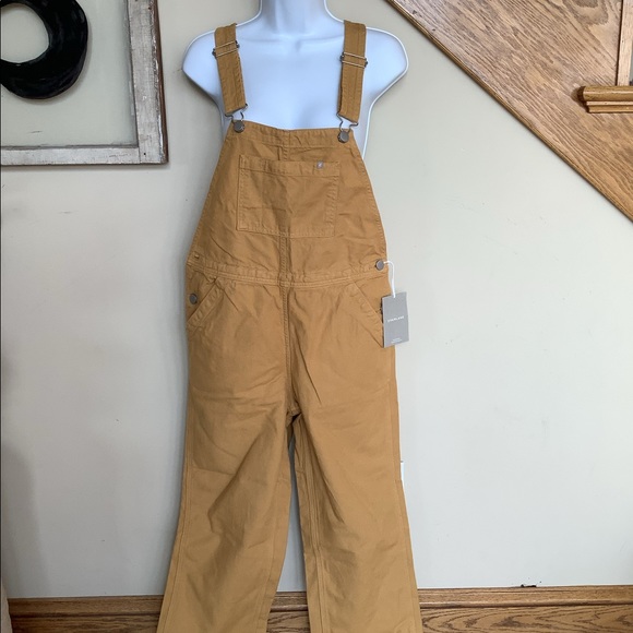 Everlane Canvas Overalls - Mustard - New! - Picture 5 of 6